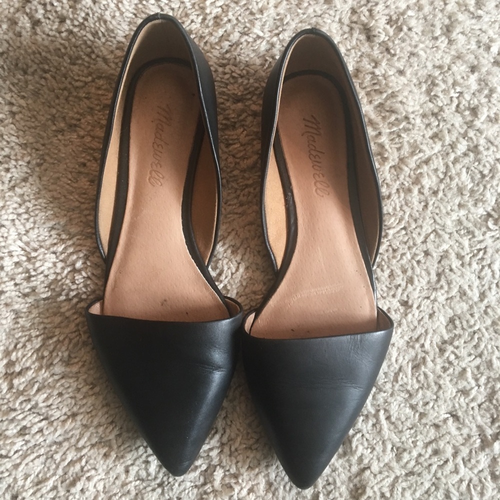 Madewell d’orsay flats size five and a half